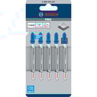 Bosch Stichsägeblatt T 118 EOF Flexible for Metal, 83mm 5 Stück
