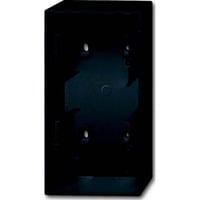 Busch-Jaeger Aufputzgehäuse 2-fach zur Aufnahme von Einsätzen und Abdeckrahmen schwarz, Retail