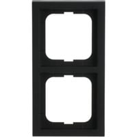 Busch-Jaeger Rahmen zweifach, future linear matt, Typ 1722-885K, Kunststoff, Unterputzmontage schwarz (matt), Retail