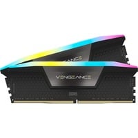 Corsair DIMM 32 GB DDR5-6000 (2x 16 GB) Dual-Kit, Arbeitsspeicher schwarz, CMH32GX5M2B6000C36, Vengeance RGB, INTEL XMP