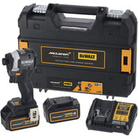 DEWALT Akku-Schlagschrauber DCF85MM2T, 18Volt, 1/4", im McLaren Design grau/schwarz, 2x Li-Ion XR Akku 4Ah, in T STAK Box