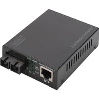 DIGITUS DN-82150 - Medienkonverter, Gigabit Ethernet, RJ45 / SC Duplex, PoE