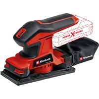 EINHELL Akku-Schwingschleifer TC-OS 18/187 Li-Solo rot/schwarz, ohne Akku und Ladegerät