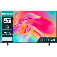 Hisense 43E77KQ, LED-Fernseher 108 cm (43 Zoll), schwarz, UltraHD/4K, Triple Tuner, HDR10, WLAN, LAN, Bluetooth