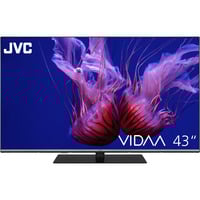 JVC LT-43VDQ6555, QLED-Fernseher 108 cm (43 Zoll), schwarz/grau, UltraHD/4K, Tripple Tuner, VIDAA