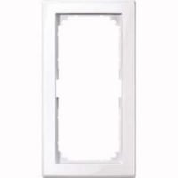 Merten Rahmen 2-fach ohne Mittelsteg weiß (glänzend), Retail