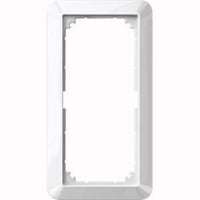 Merten Rahmen zwei fach ohne Mittelsteg weiß (glänzend), Retail