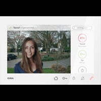 0 Wohnungsstation Video Aufputz 7 Zoll mit TFT-Farbdisplay und Freisprechfunktion weiß (glänzend), Retail