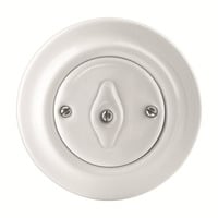 Busch-Jaeger Drehschalter Kreuz 2002/7 Umdrehungsschalter weiß, Retail