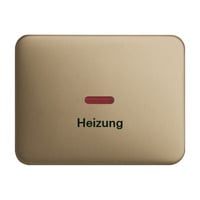 Busch-Jaeger Wippe mit Aufdruck Heizung Notschalter bronze, Retail