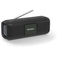 Karcher DAB Go, Radio schwarz, DAB+, UKW, Bluetooth, Akku