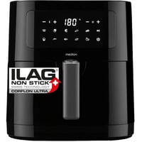 Medion Heißluftfritteuse Life MD 11740 E40 XL schwarz, 2.150 Watt, Korb 5,2 Liter