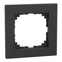 Merten Metallrahmen einfachrahmen matt unbehandelt, Abdeckung Retail