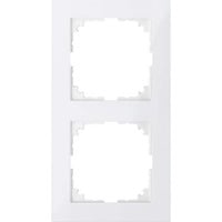 Merten Rahmen zweifach aus Thermoplast, matt, Schutzart IP20, Maße 83x154x12 mm anthrazit, Retail