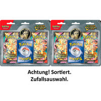 0196214131804 - Pokémon-TCG Mega-Entwicklung - Erhabene Helden - Zwei-Boosterpack-Blister Sammelkarten