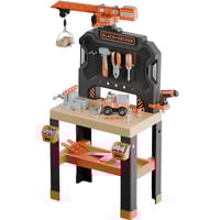 Smoby Black+Decker Werkbank mit Kran, Kinderwerkzeug