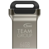 Team Group C162 64 GB, USB-Stick silber/schwarz, USB-A 3.2 Gen 1