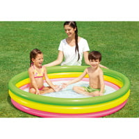 Bestway Planschbecken 152 x 30 Zentimeter Sommer Set, Schwimmbad 