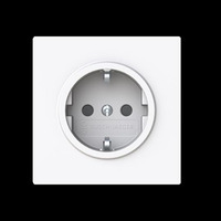 Busch-Jaeger Schutzkontaktsteckdose Schutzkontakt Safety Plus weiß, Retail