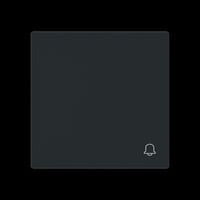 Busch-Jaeger Wippe geschlossen mit Symbol Klingel schwarz, Retail