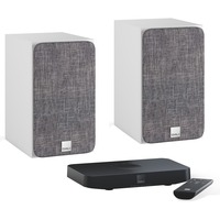 DALI OBERON 1 C + SOUND HUB COMPACT, Lautsprecher weiß, Einzellautsprecher