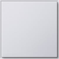 Gira Blindabdeckung Reinweiß Bei Verwendung von Abdeckrahmen 1fach muss der Abdeckrahmen gedübelt werden weiß, Retail