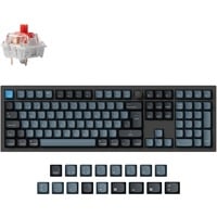 Keychron Q6 Pro, Gaming-Tastatur schwarz/blaugrau, DE-Layout, Keychron K Pro Red, Hot-Swap, Aluminiumrahmen, RGB