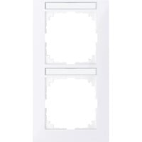 Merten Rahmen zwei fach weiß, Retail