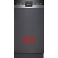 Siemens SR53HS74KE iQ300, Spülmaschine edelstahl (gebürstet)/schwarz, 45 cm, Home Connect