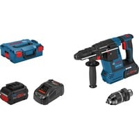 Bosch Professional Akku-Bohrhammer GBH 18V-26 F Professional, 18Volt blau/schwarz, 2x Akku ProCORE18V 5,5Ah, L-BOXX