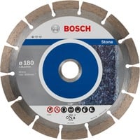 Bosch Professional Diamanttrennscheibe Standard for Stone, Ø 180mm 10 Stück, Bohrung 22,23mm