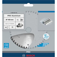 Bosch Professional PRO Aluminium cordless Kreissägeblatt, Ø 140mm, 50Z Bohrung 10mm, für Akku-Handkreissägen