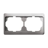 4011395125632 - BJ alpha exclusive Rahmen 1722 KA-20 2fach platin waagerecht