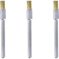 Dremel Messingbürste Ø 3,2 mm (537) 3 Stück, Schaft  Ø  3,2mm