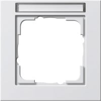 4010337084037 - GIRA 109122 Abdeckrahmen 1fach BSF E2 Reinweiß seidenmatt