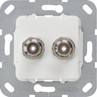 Gira BNC Zweifach Crimpanschluss, Anschlussdose Retail