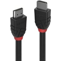 Lindy High Speed HDMI Kabel, Black Line schwarz, 1 Meter