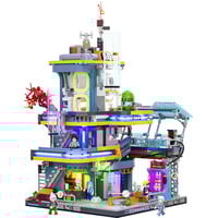 Lumibricks Cyberpunk Neoncity - Apartment, Konstruktionsspielzeug