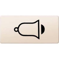 Merten Symbol Klingel rechteckig weiß, Retail