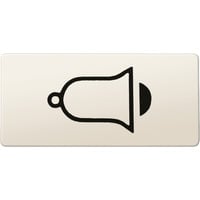 Merten Symbol Klingel rechteckig weiß, Retail