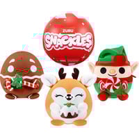 ZURU Snackles Christmas, Kuscheltier sortierter Artikel, eine Figur