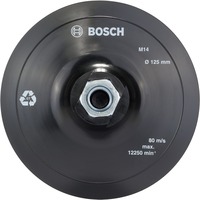 Bosch Gummischleifteller Ø 125mm schwarz, für Winkelschleifer