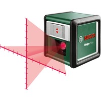 4059952647937 - Professional Kreuzlinienlaser Quigo Plus mit Stativ (grün schwarz rote Laserlinien Reichweite 7 Meter) (0603663602) - Bosch