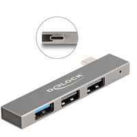 3 Port Slim USB Hub mit USB Type-C