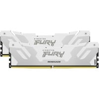 Kingston FURY DIMM 32 GB DDR5-8000 (2x 16 GB) Dual-Kit, Arbeitsspeicher weiß, KF580C38RWK2-32, Renegade XMP, INTEL XMP