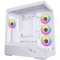 Lian Li Vector V100 , Tower-Gehäuse weiß, Tempered Glass x 2