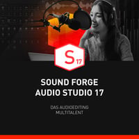 MAGIX SOUND FORGE Audio Studio 17, Multimedia-Software Deutsch