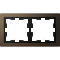 Merten Rahmen zweifach bronze, Retail