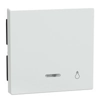 Merten Wippe Kontrollfenster Aufdruck Licht, Abdeckung weiß (glänzend), Retail