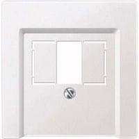 Merten Zentralplatte für Telekommunikations-Anschlussdose TAE weiß, Retail